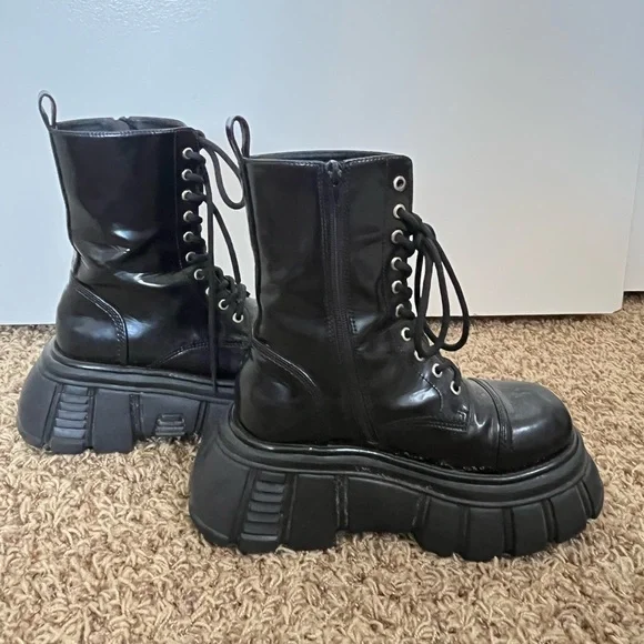 Stomp Jeffrey Campbell Platform Combat Boots Campbell Stomp